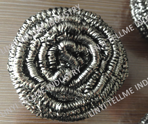 How to use the stainless steel scourer corretly